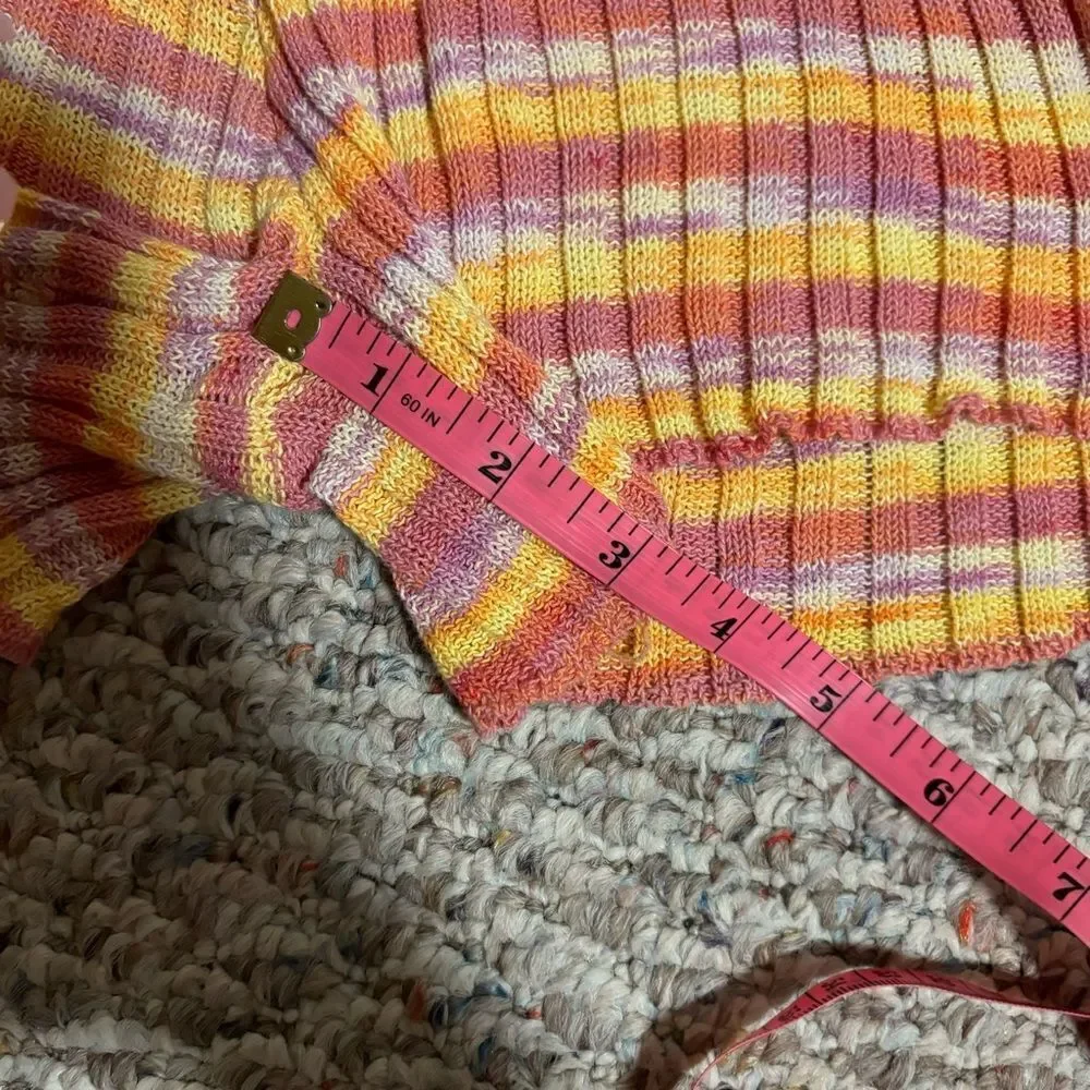 Free People Aquarius Knot Crochet Sweater Shorts- Size Small